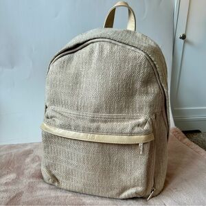 BÉIS Backpack – Neutral Textured Fabric